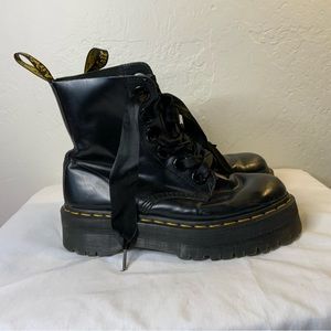 Dr Martens Molly Boots with Ribbons Laces